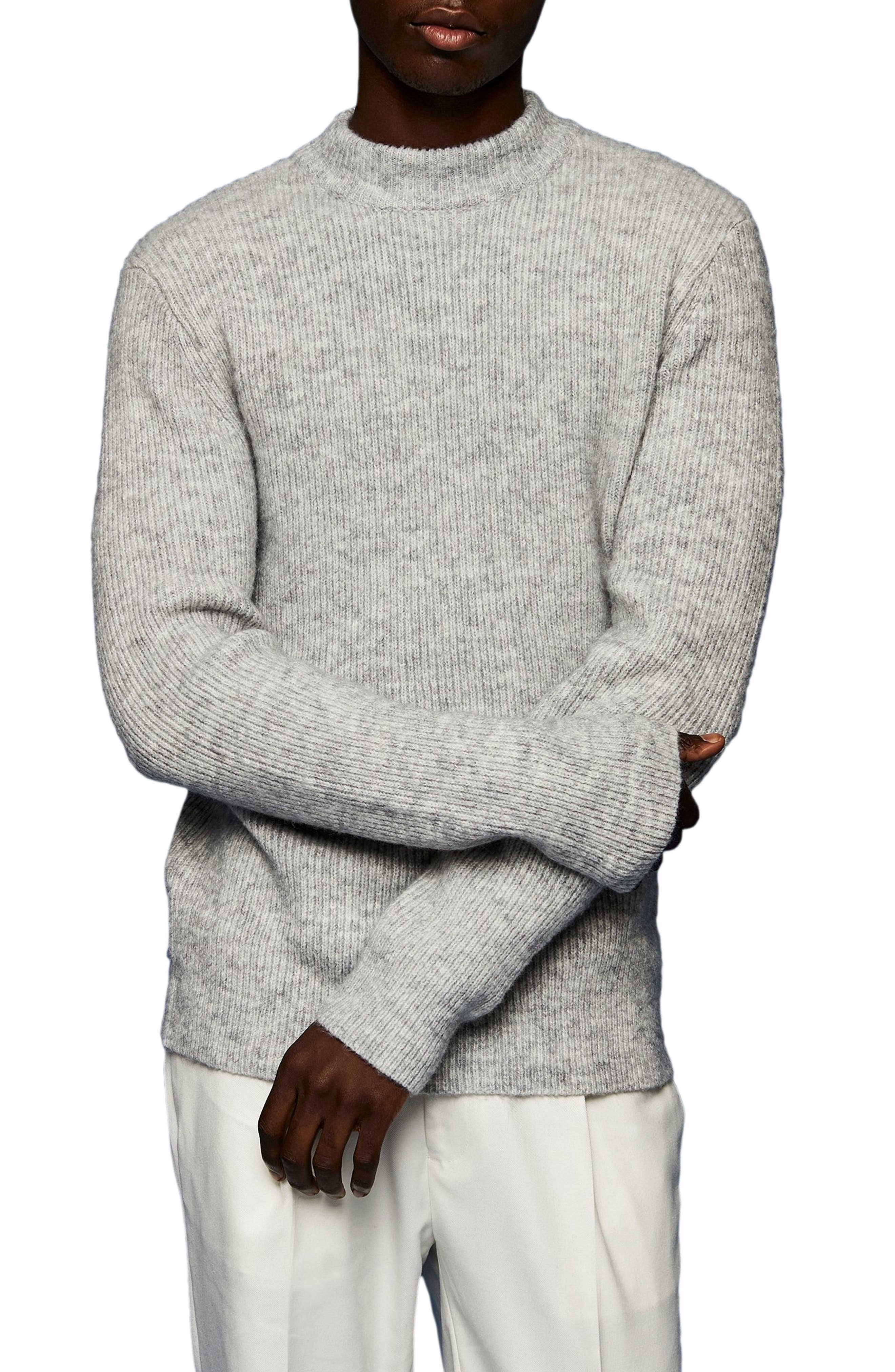 mens white turtleneck shirt