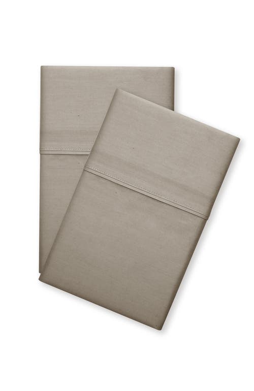 Nate Home by Nate Berkus Signature 400-Thread Count Percale Pillowcase Set in Sandstone (Khaki) at Nordstrom