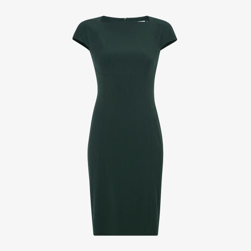 M.m.lafleur The Ashley Dress - Recycled Wondertex In Dark Emerald