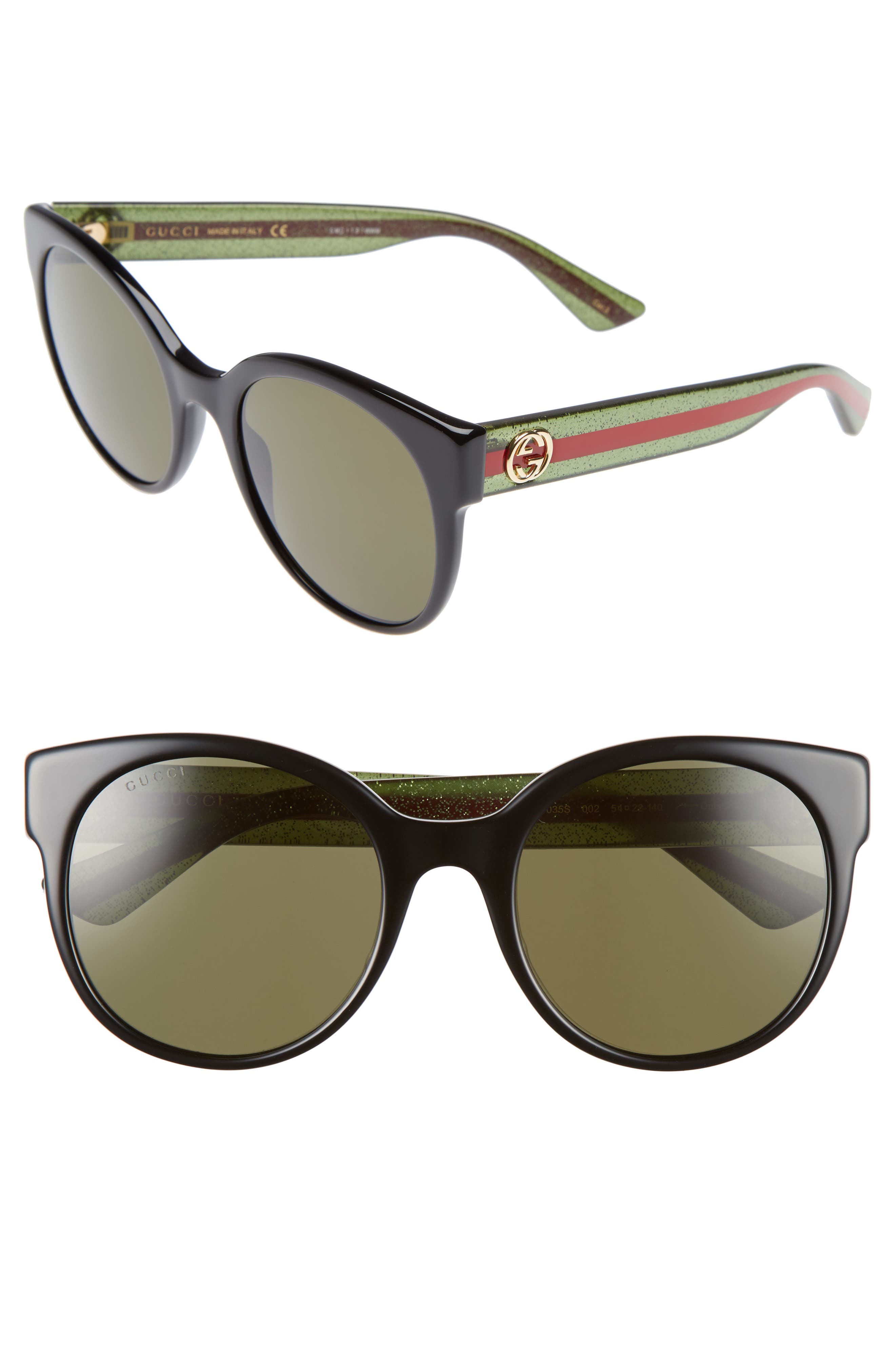 Gucci 54mm Retro Sunglasses Nordstrom