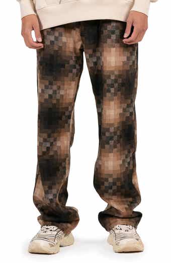 orla cotton cashmere pants, Brown Pleasures Checker Work Pants