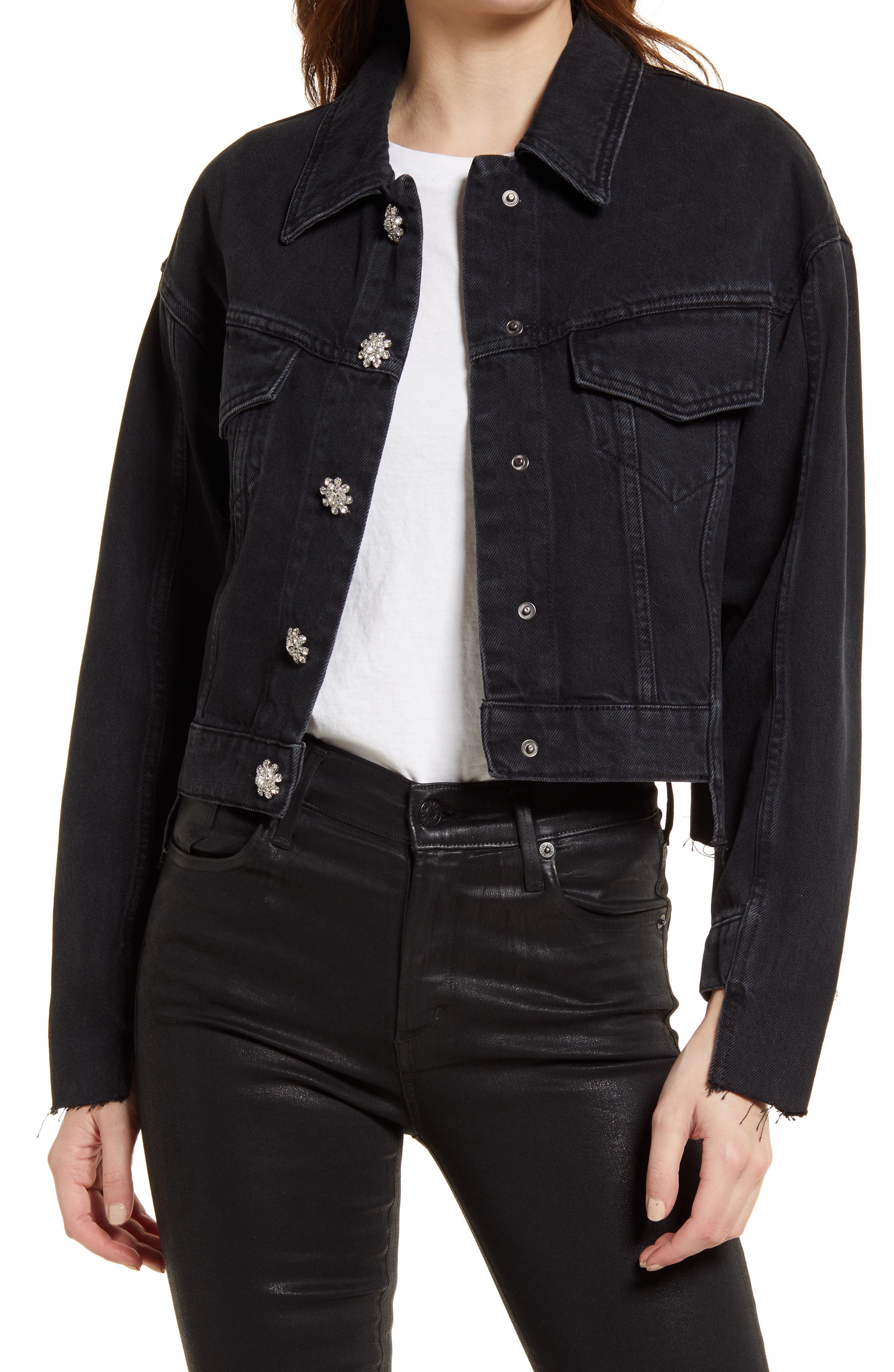 black denim jacket xxl