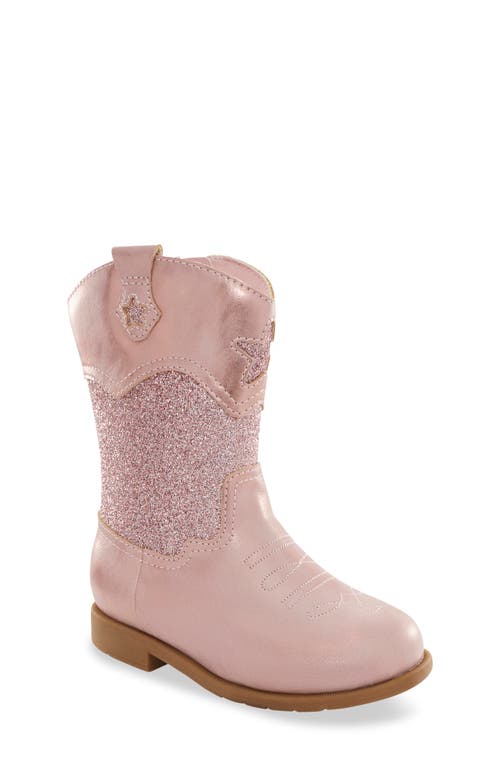 Shop Stride Rite Kids' Wynona Western Boot In Blush