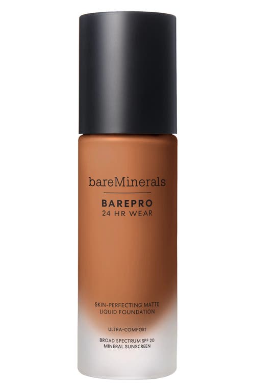 ® bareMinerals BAREPRO 24HR Wear Skin-Perfecting Matte Liquid Foundation Mineral SPF 20 PA++ in Deep 50 Neutral