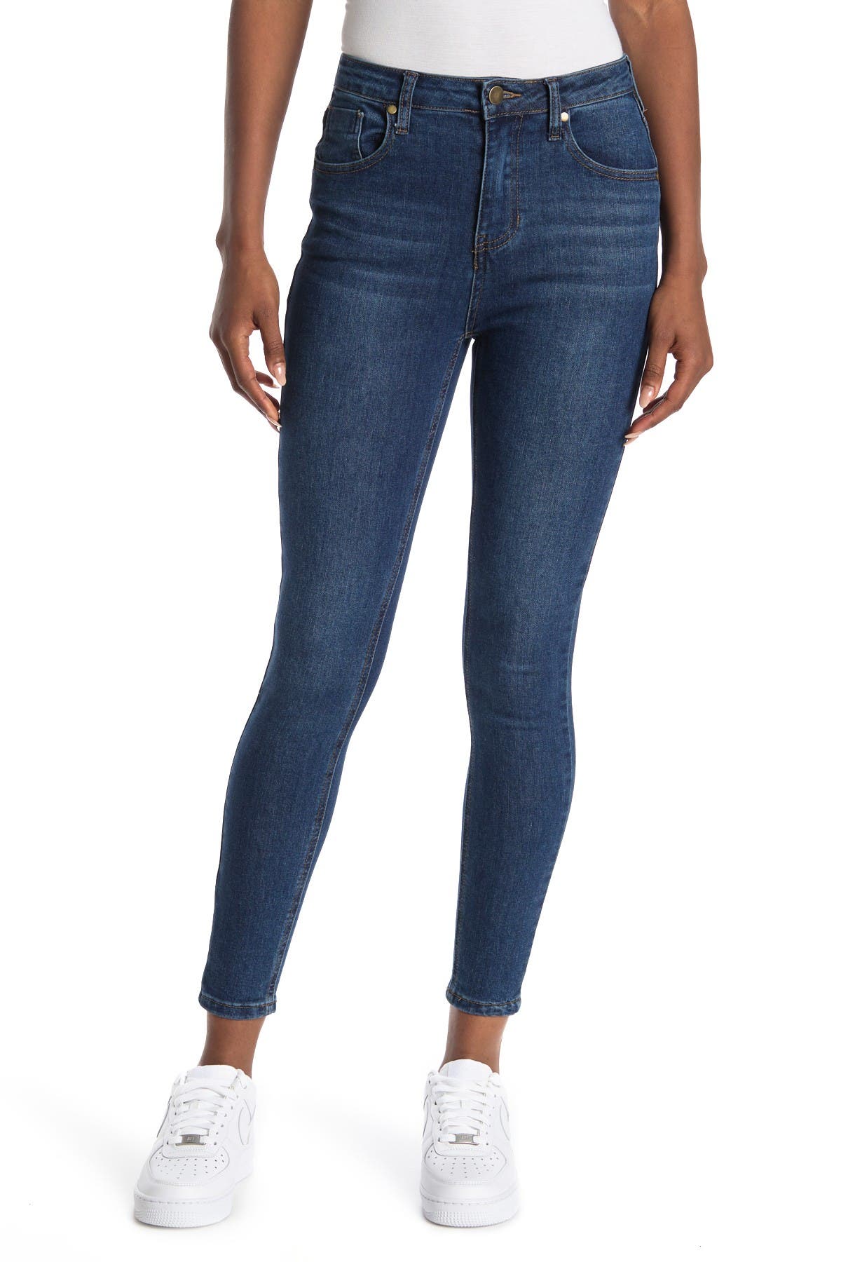 Abound High Rise Skinny Sustainable Denim Jeans In Medium Blue
