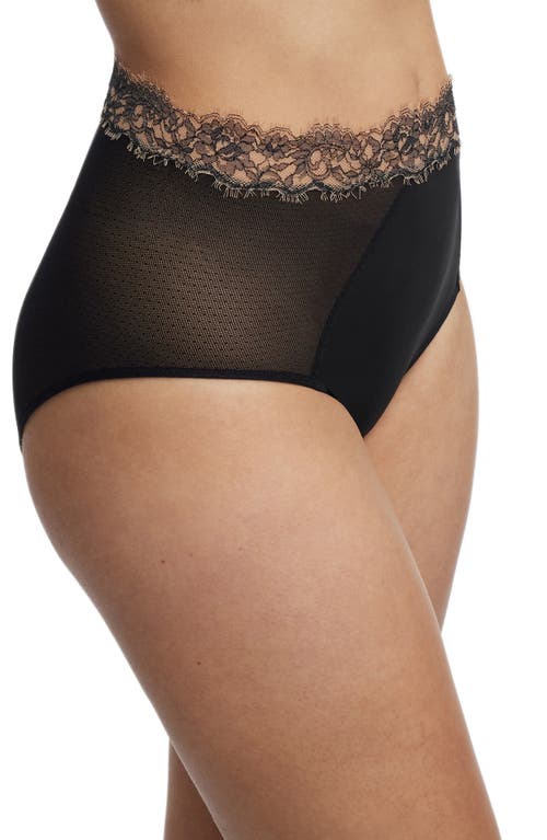 Shop Skarlett Blue Entice High Waist Brief<br /> In Black/nylon