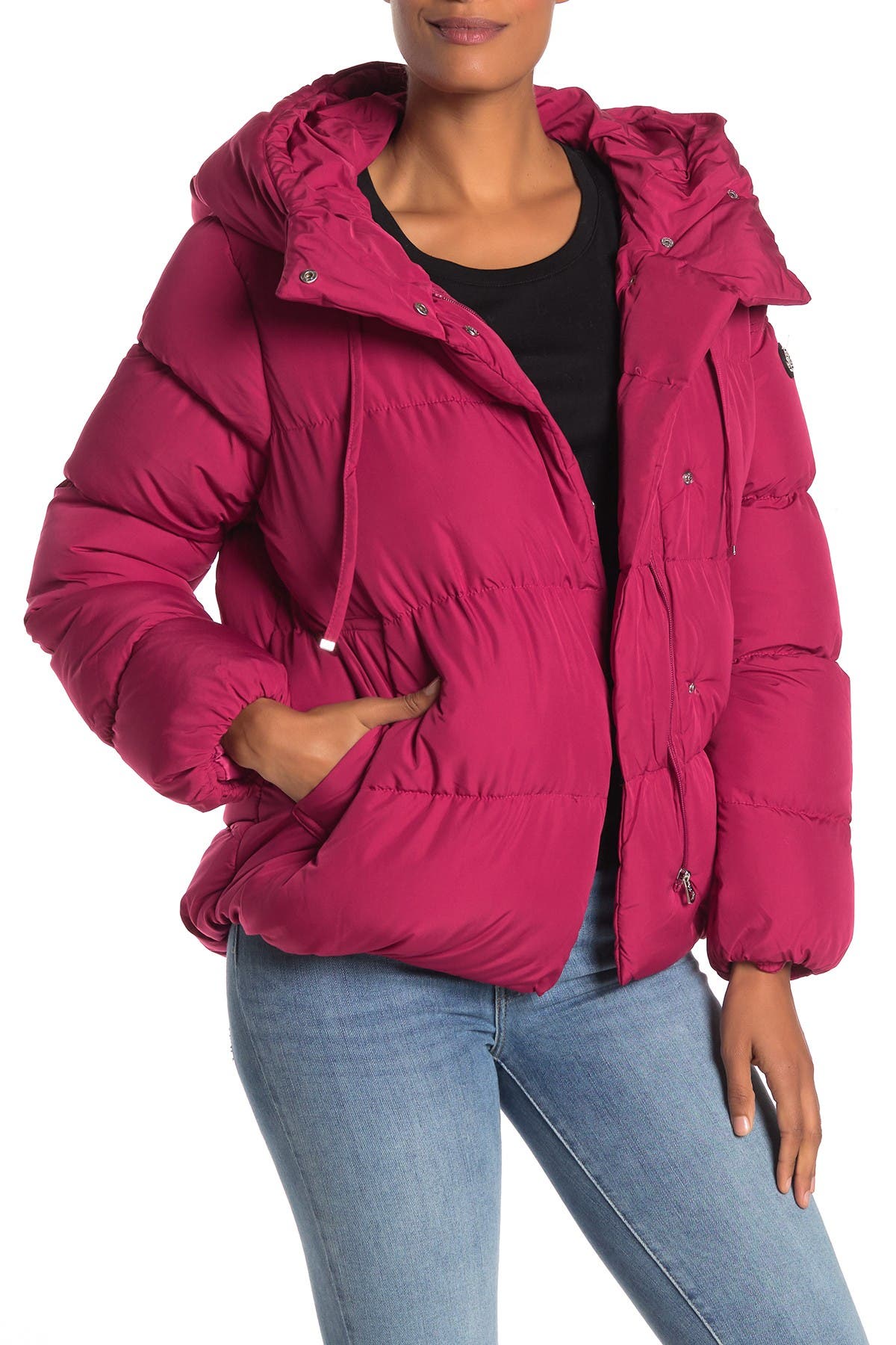 jessica simpson pink coat