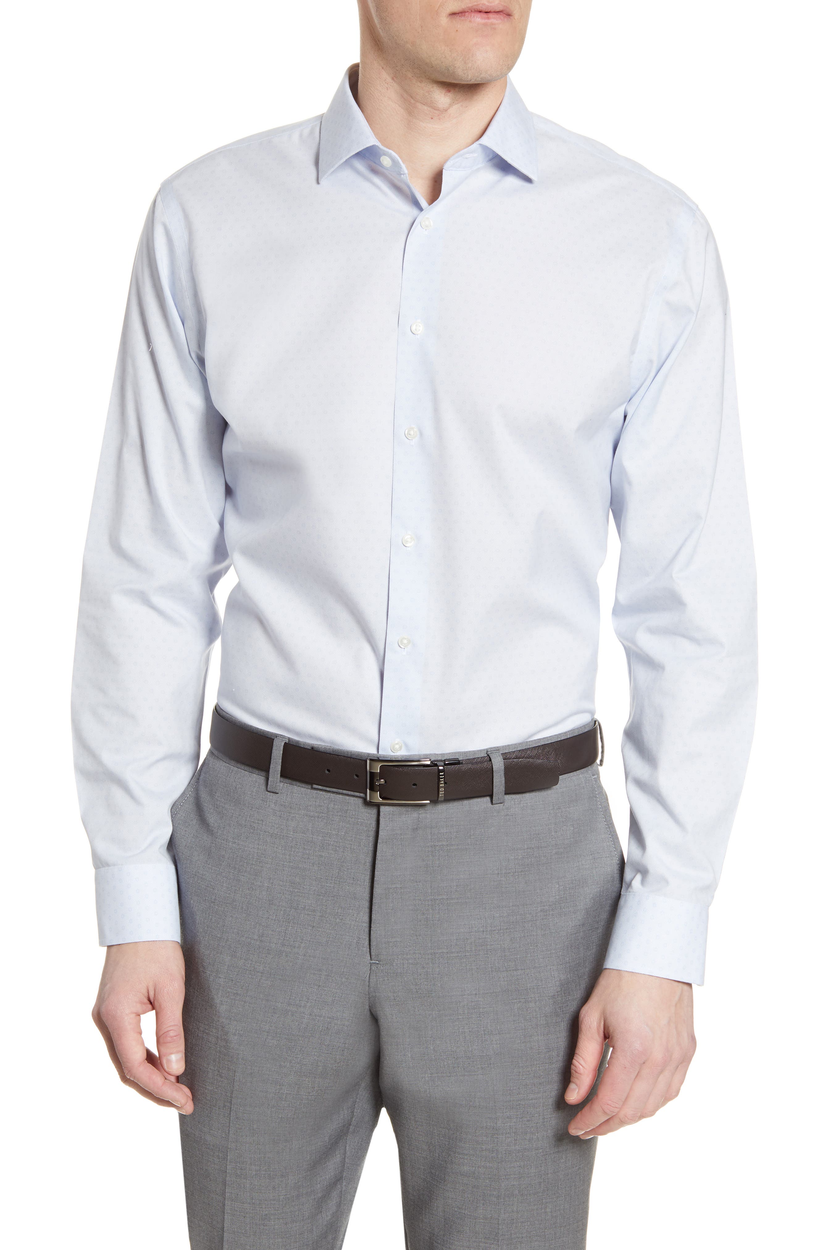 nordstrom mens slim fit dress shirts