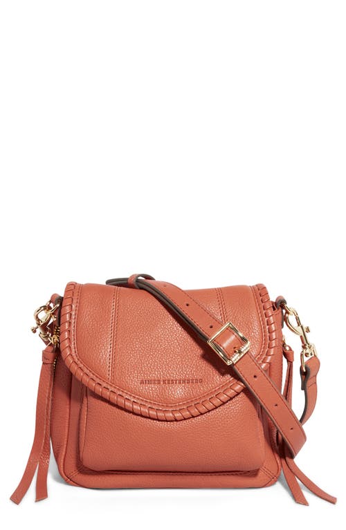 Mini All For Love Convertible Leather Crossbody Bag in Apricot