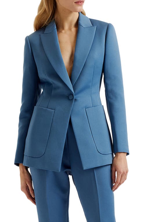 Akenij Tailored Blazer in Blue