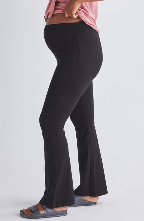 Angel Maternity Bootcut Maternity Leggings In Black