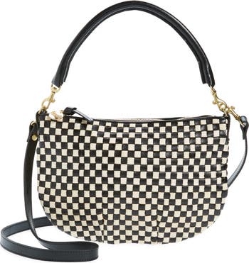 Petit Moyen Messenger in Natural Woven Checker Clare V. Explore a world of  possibilities: Browse our wide range of options