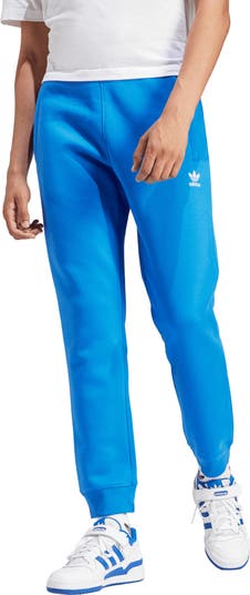 ADIDAS Track Pants Women's Medium Blue Originals Big Logo Trefoil