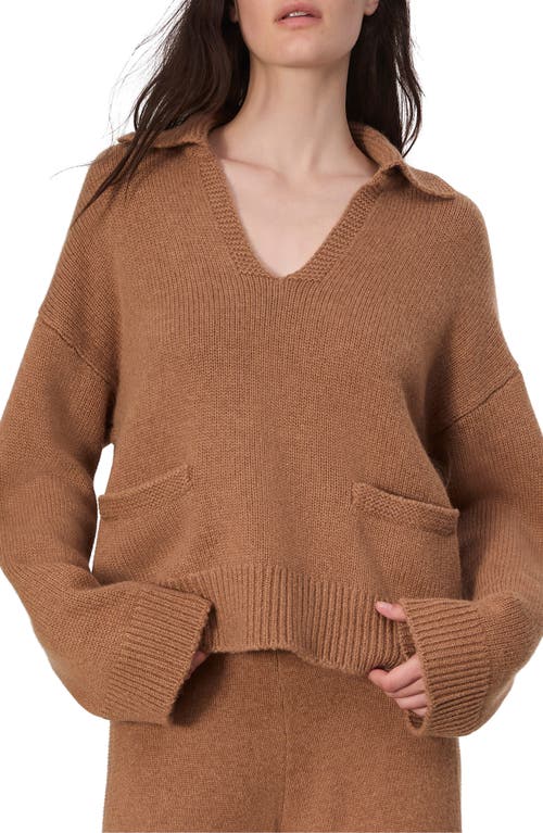 Rag & Bone Danica Wool & Cashmere Polo Sweater In Camel