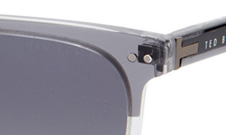 Ted Baker 56mm Polarized Square Sunglasses In Slate