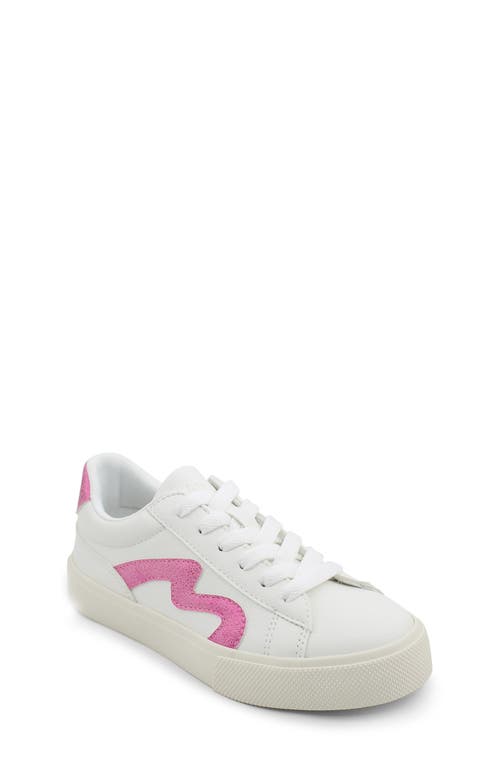 Shop Blowfish Footwear Kids' Vice Sneaker In White/pink