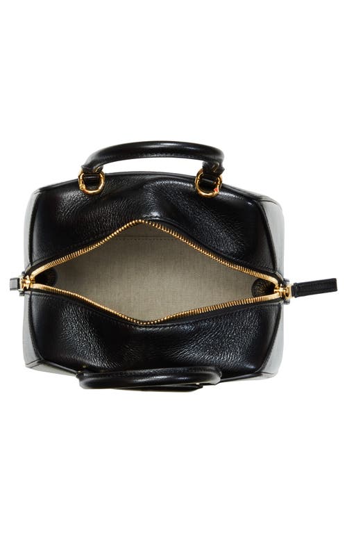 Shop Givenchy Mini Antigona Cube Leather Crossbody Bag In Black