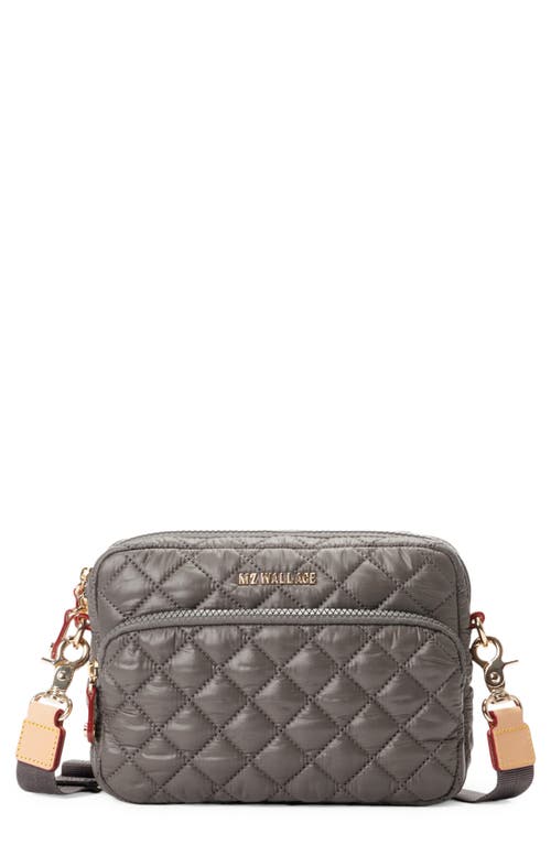 MZ Wallace Small Metro Quilted Nylon Camera Bag in Magnet at Nordstrom