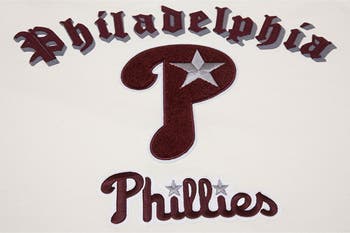 Pro Standard Men's Philadelphia Phillies Cooperstown Patch Cream T-Shirt