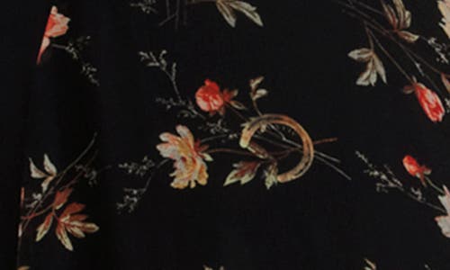 ALLSAINTS ALLSAINTS JULES TANANA FLORAL CHIFFON MIDI DRESS 
