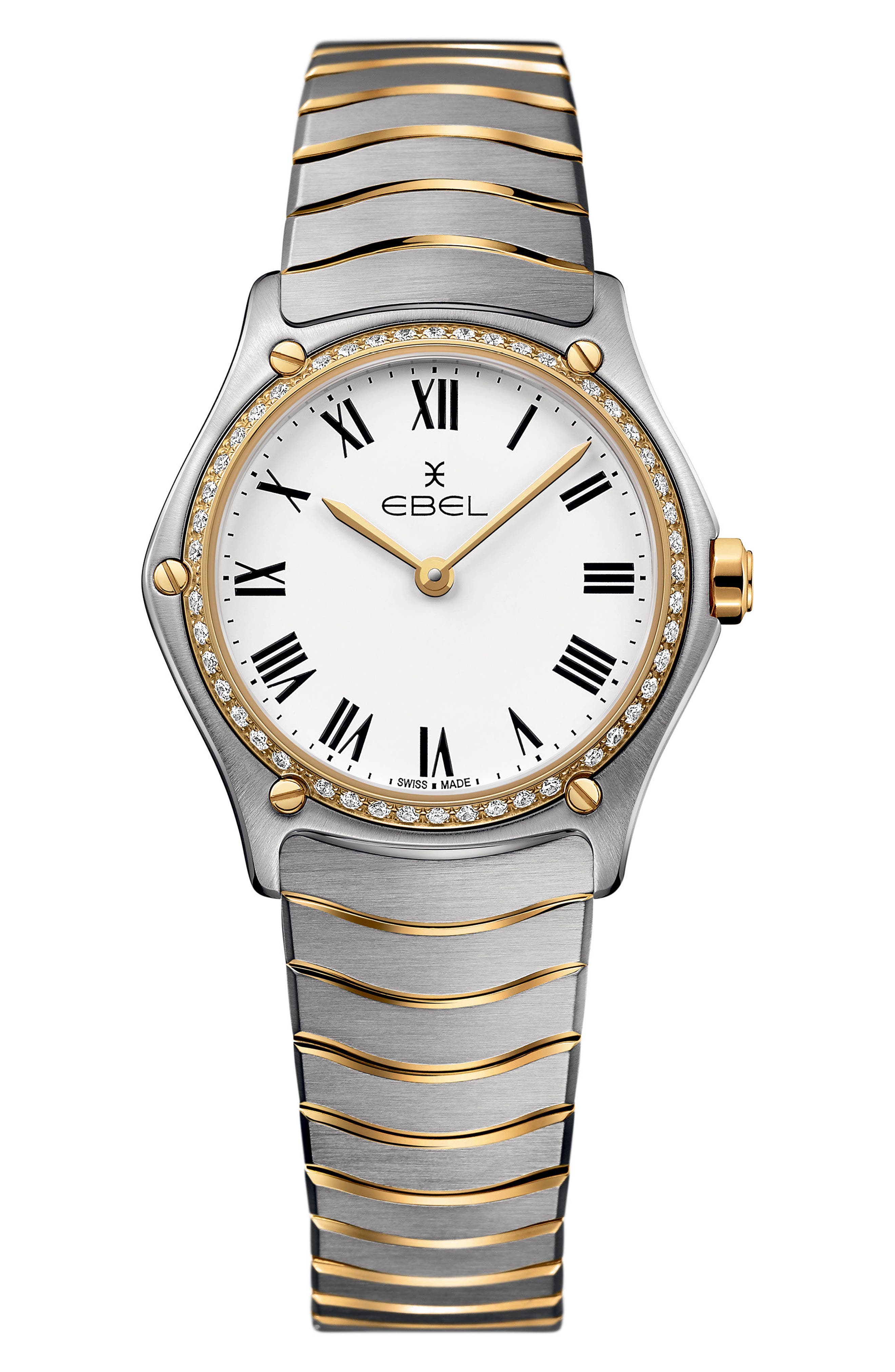 Ebel Sport Classic Diamond Bracelet Watch, 2m