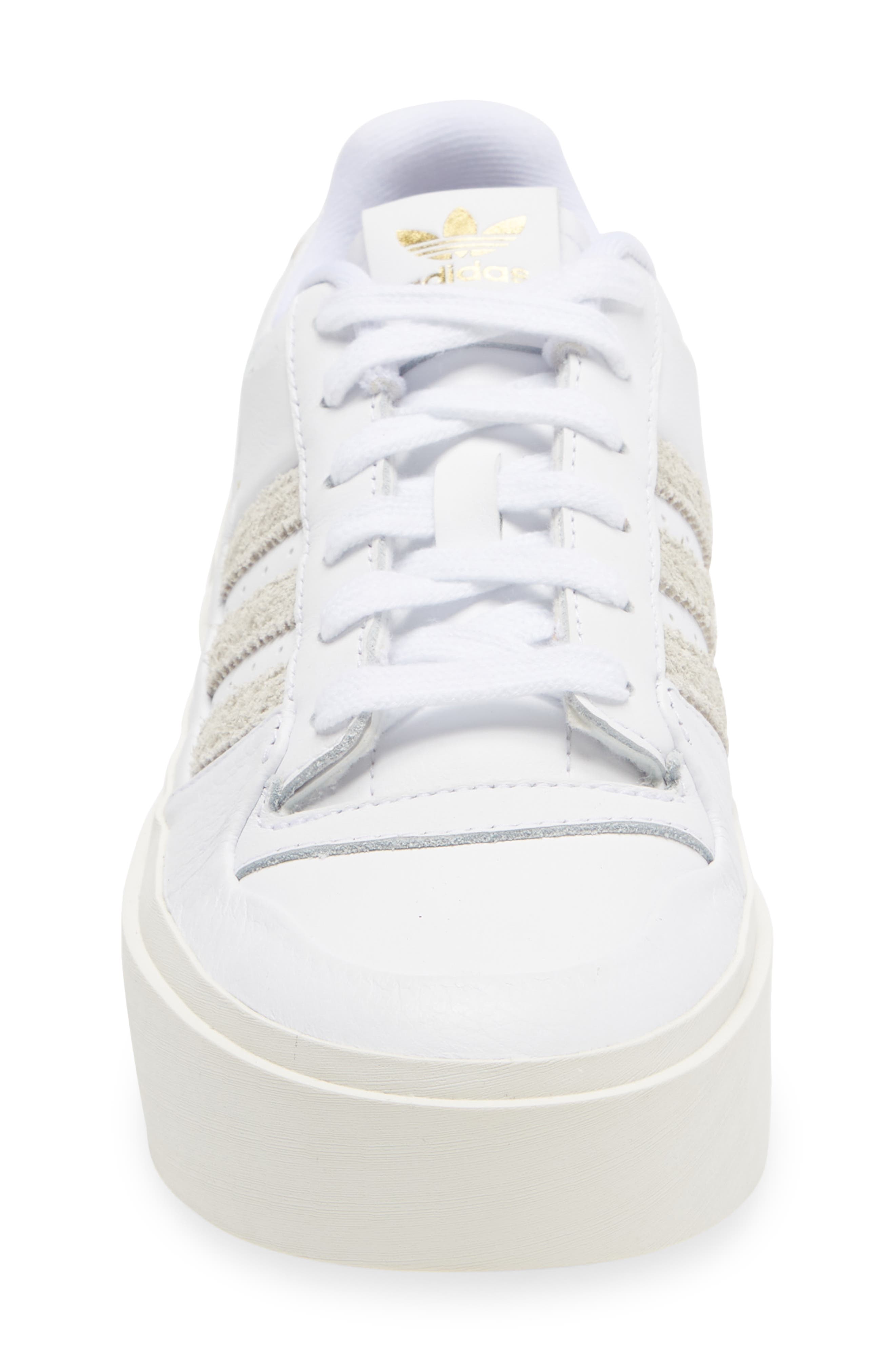 adidas white platform sneakers