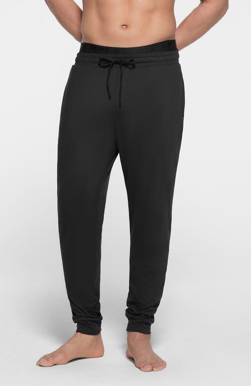 Skims Outdoor Jersey Tapered Joggers In Onyx