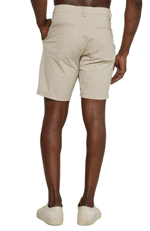 Shop 7 Diamonds Zuma Stretch Nylon Shorts In Khaki