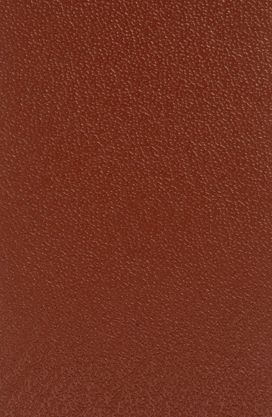 Shop Open Edit Jane Wishbone Leather Belt In Rust Argan Oil