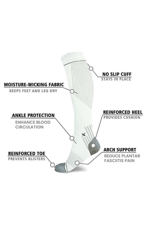 Extreme Fit Pack Of 3 Copper Compression Socks In White