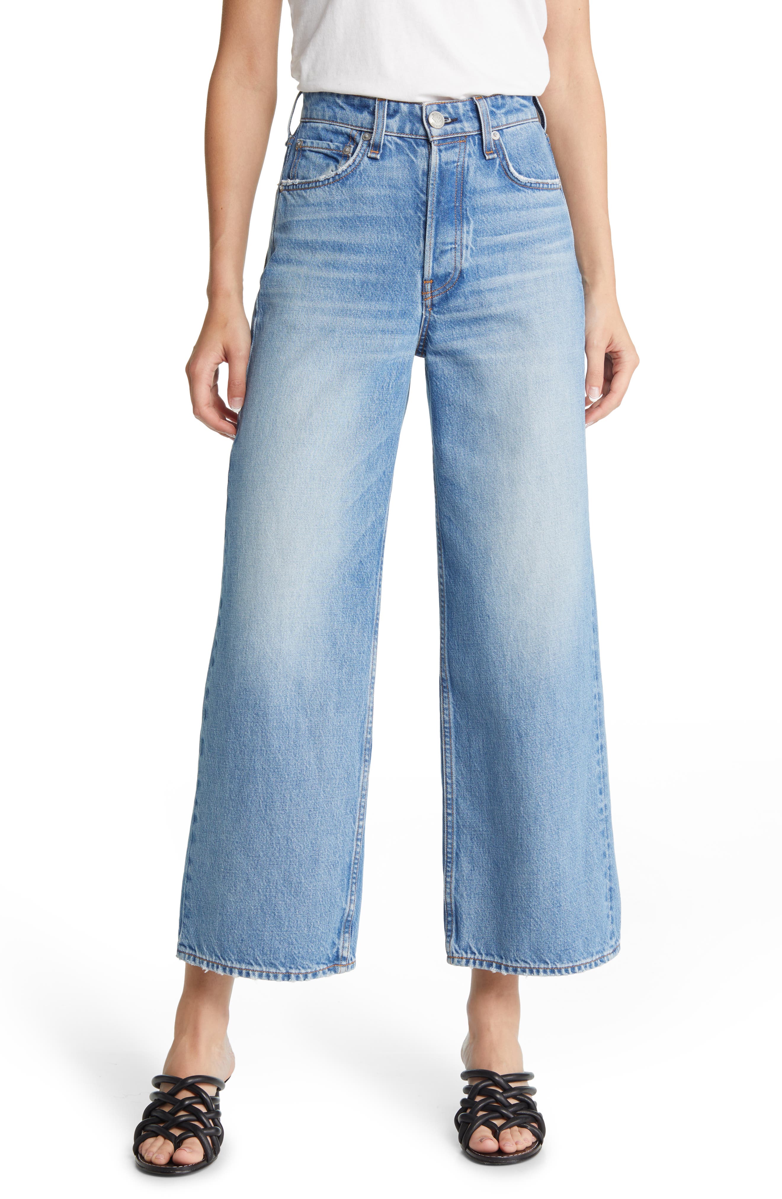 jeans with wide ankles