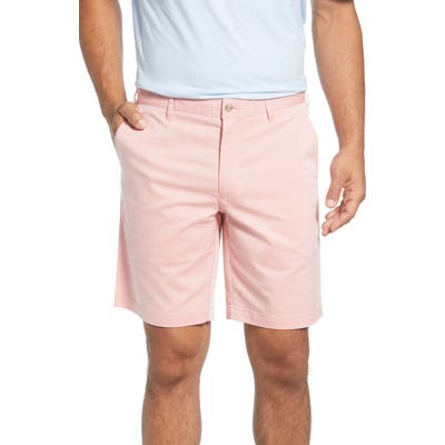 Peter Millar Crown Comfort Chino Shorts, Red