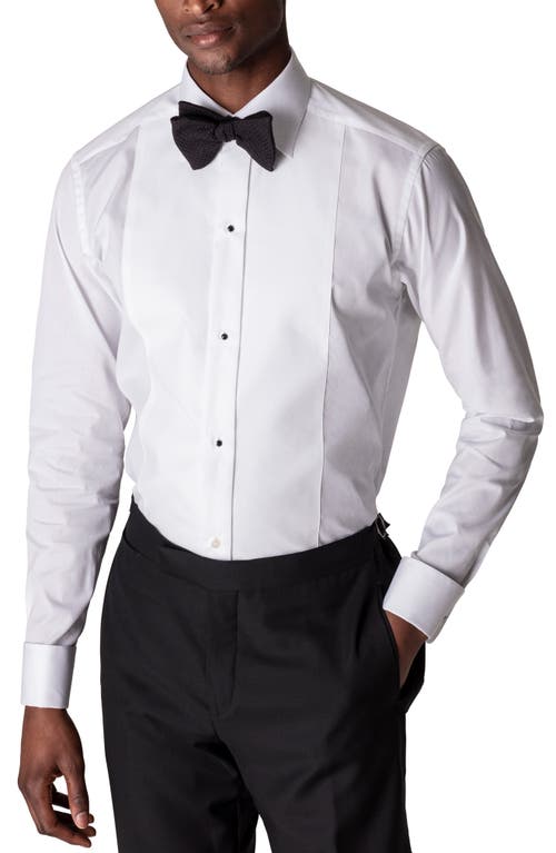 Eton Slim Fit Piqué Tuxedo Shirt White at Nordstrom,