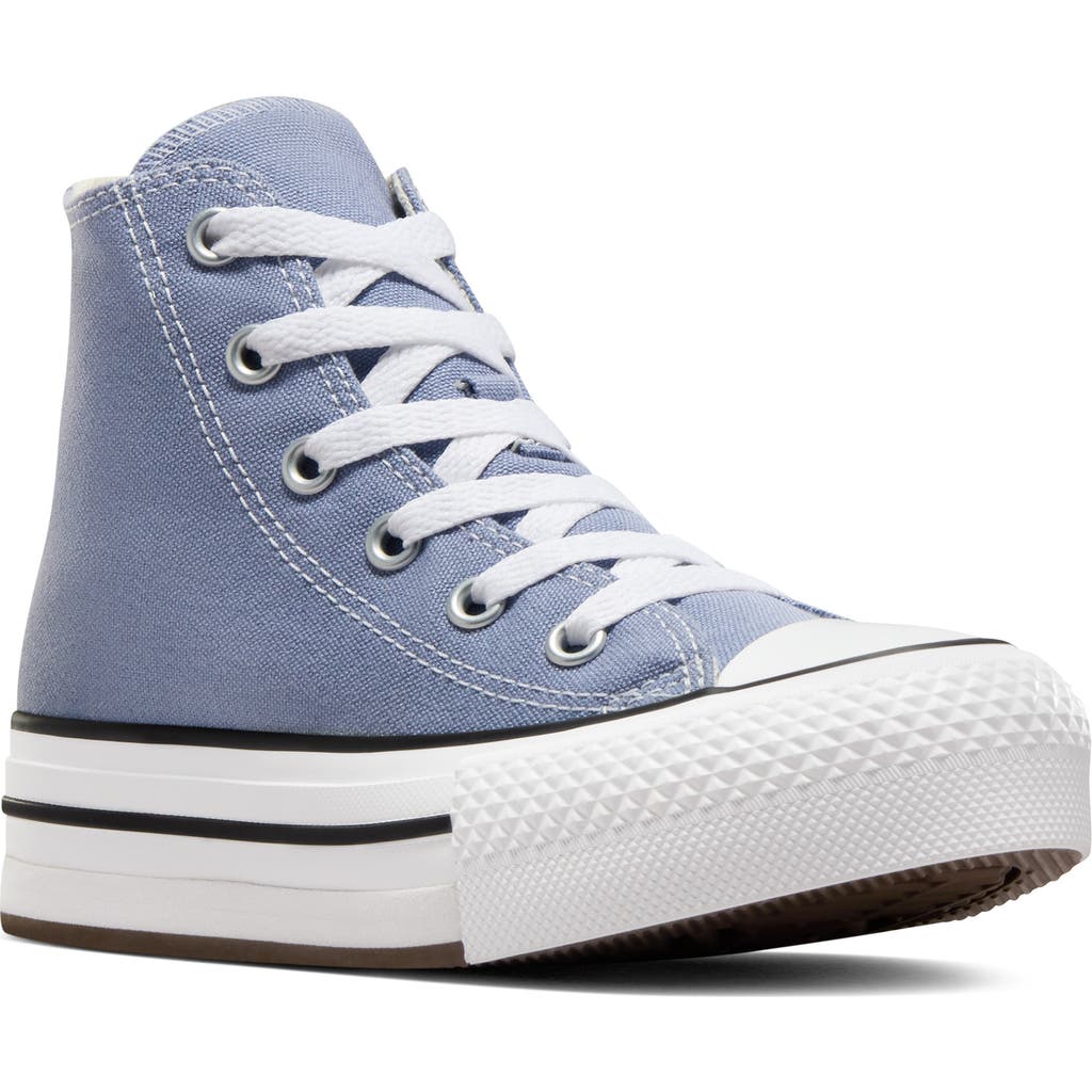 Converse Chuck Taylor® All Star® Eva Lift High Top Sneaker In Thunder Daze/white/black
