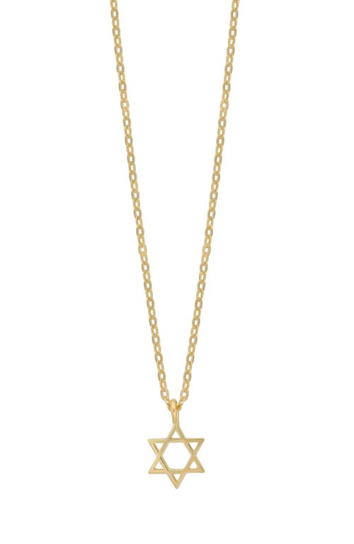 Bony Levy 14K Gold Star Pendant Necklace in 14K Yellow Gold at Nordstrom, Size 18