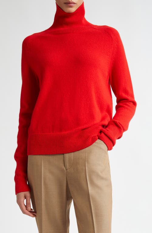 Shop Victoria Beckham Lambswool Turtleneck Sweater In Red