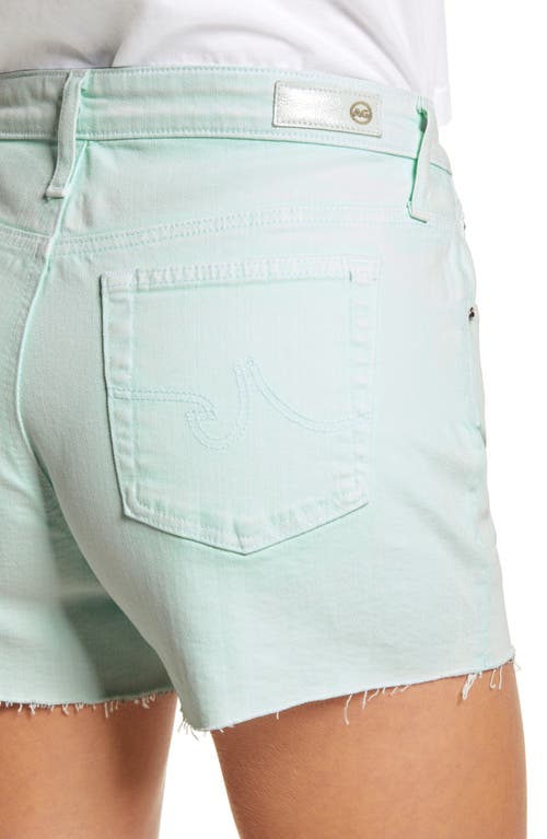Ag Hailey Cutoff Shorts In Sulfur X Mint Sapphire