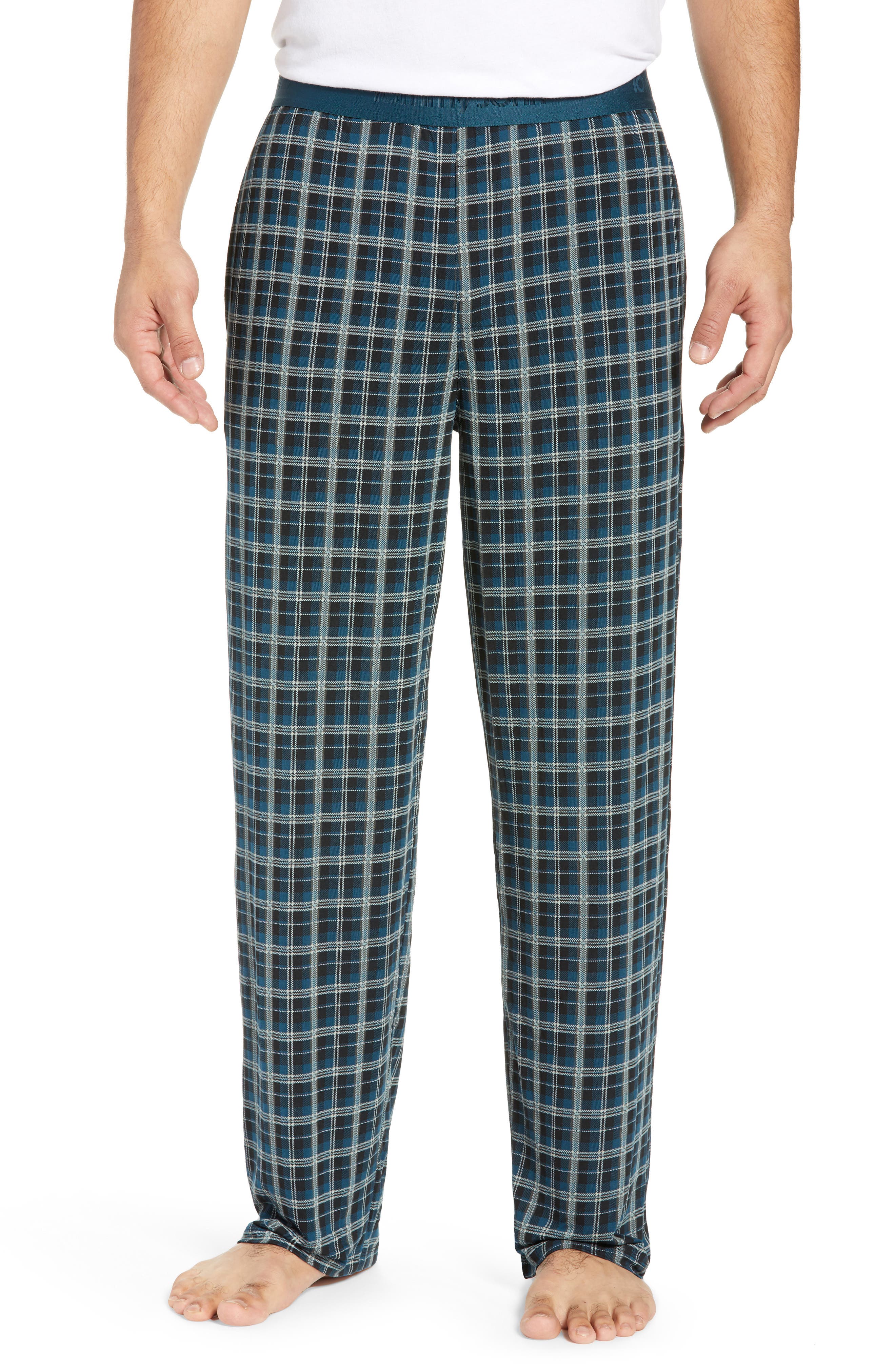 Tommy John Second Skin Stretch Modal Pajama Pants, Blue