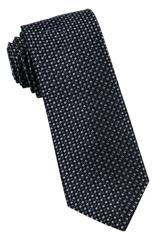 W. R.K Neat Silk Tie in Black