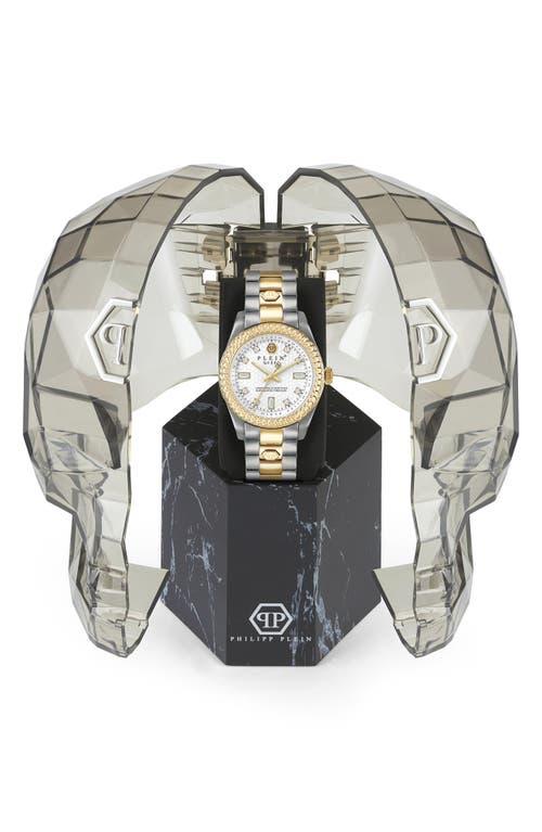 Shop Philipp Plein Queen Bracelet Watch, 36mm In Gold/stainless Steel