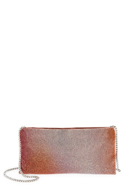 Benedetta Bruzziches Your Best Friend Crystal Mesh Crossbody Bag in Parigi Dalla Finestra Rosa at Nordstrom