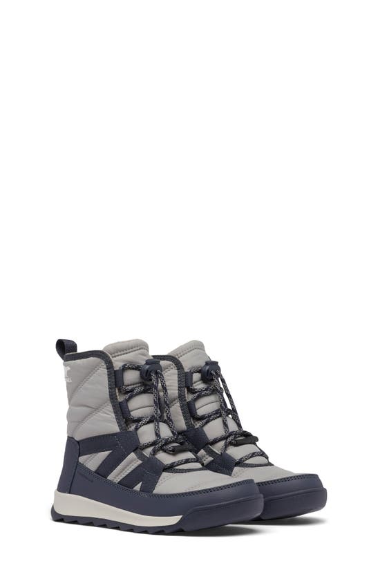 Sorel Kids' Whitney Ii Short Waterproof Insulated Boot In India Ink/ Chrome