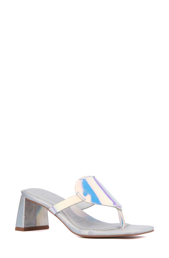 Shop Olivia Miller Lover Gurl Sandal In Iridescent