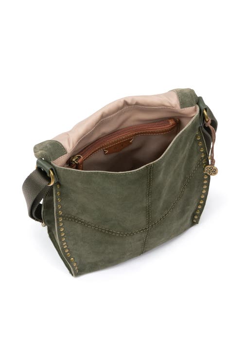 The Sak Silverlake Crossbody In Moss Suede