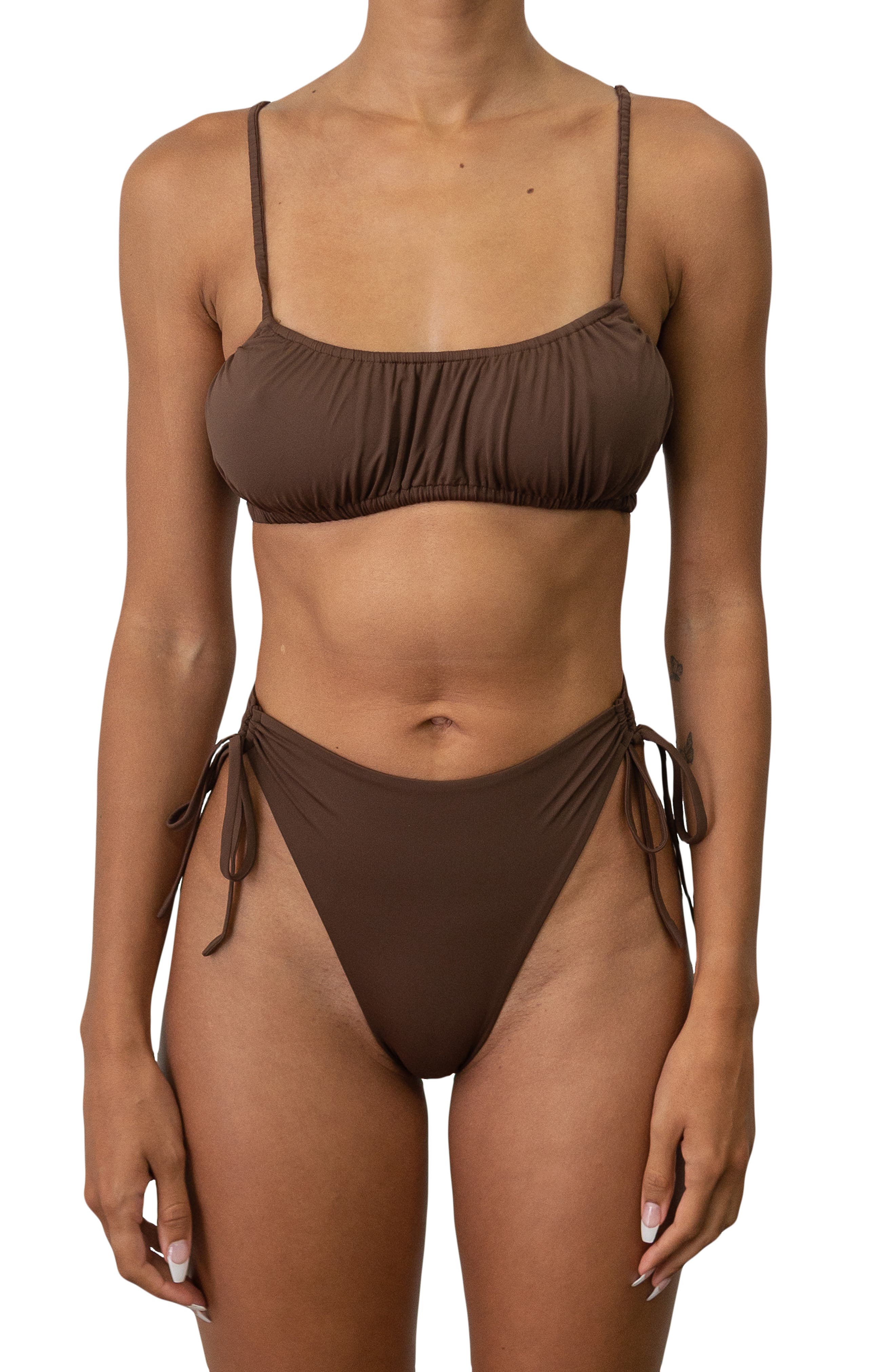 brown bathing suits for women