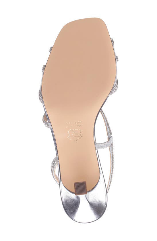 Shop Nina Vyolet Slingback Sandal In New Silver