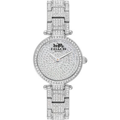 Coach Park Crystal Embellished Bracelet Watch, 2m