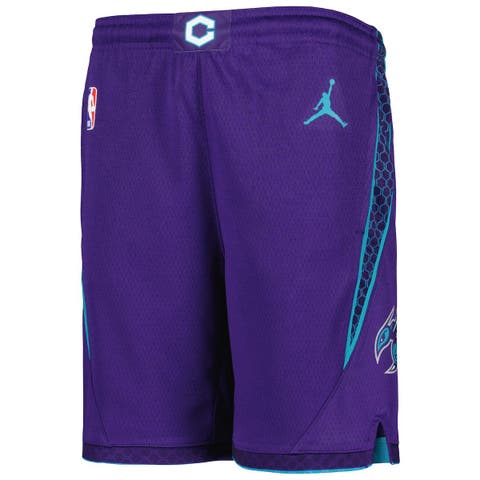 BASKETBALL DARK PURPLE BOYS SHORTS - PURPLE