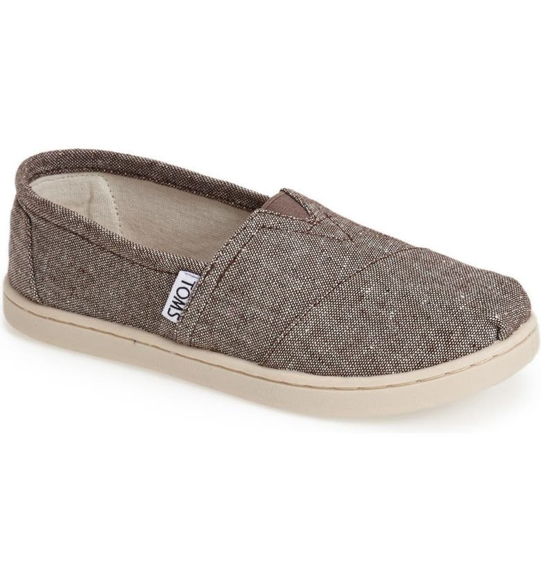 TOMS 'Classic Youth - Chambray' Slip-On (Toddler, Little Kid & Big Kid ...