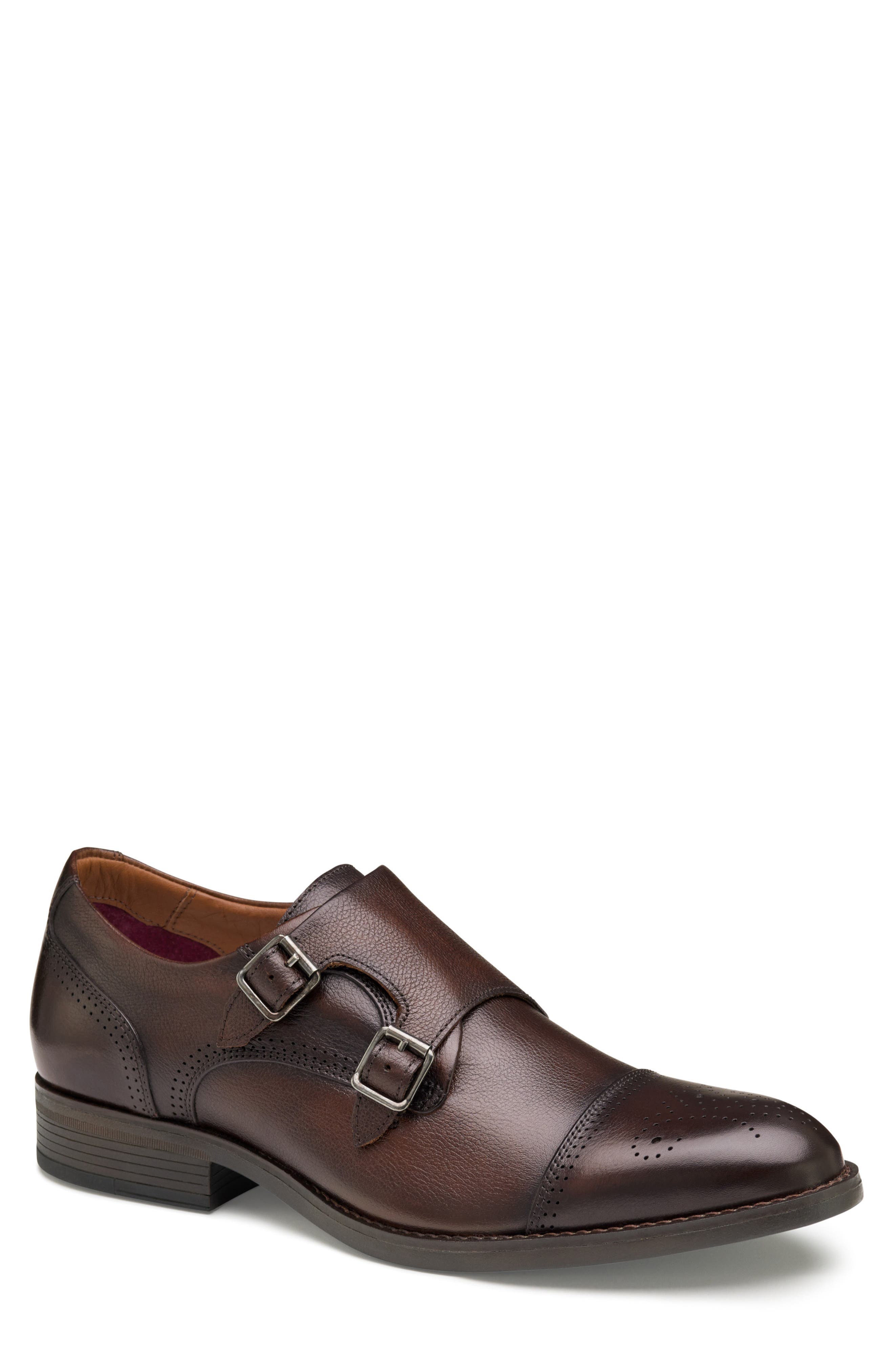 brown dress shoes buckle